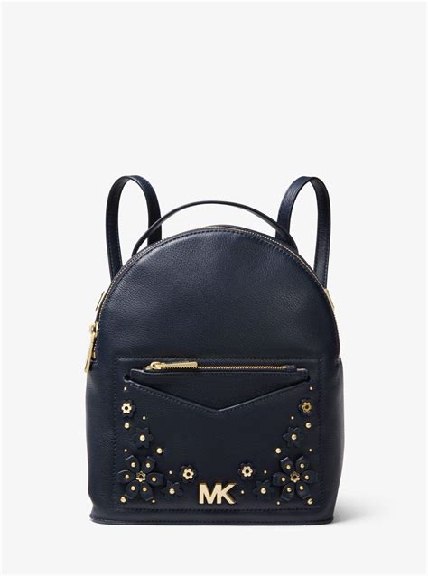 Michael Kors Jessa Small Pebbled Leather Convertible Backpack 